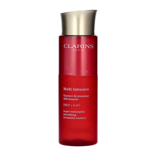 CLARINS Multi-Intensive Super Restorative Smoothing Treatment Essence 200ml. เอสเซ็นส์น้ำตบจากคาแรงค์ สำหรับช่วงอายุ 45 ปี มอบความชุ่มชื้นและปรับสมดุลให้ผิว ขณะเดียวกันยังฟื้นบำรุงให้ผิวดูเรียบเนียน แลดูอ่อนกว่าวัย