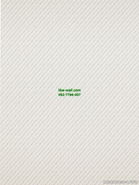 วอลเปเปอร์ติดผนัง ลายเชือกบนพื้นเรียบ สีขาวเทา