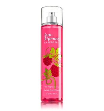 Bath & Body Works Sun-Ripened Raspberry Fine Fragrance Mist 236 ml. สเปร์ยน้ำหอมที่ให้กลิ่นติดกายตลอดวัน ฉีดหลังอาบน้ำเสร็จจะยิ่งทำให้สดชื่น จนคนข้างๆ ที่ได้กลิ่นต้องชมว่าหอมค่ะ