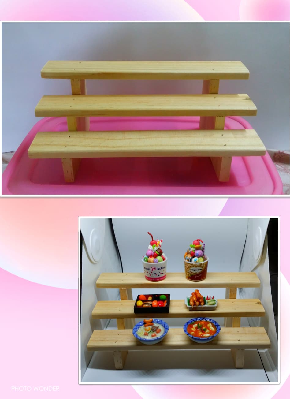 K026- ชั้นไม้ 3 สเต๊ป