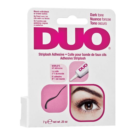 **พร้อมส่ง**Duo Striplash Adhesive 7g #Black (Pink) หลอดชมพู กาวติดขนตาปลอมเนื้อสีดำ กันน้ำ สินค้าคุณภาพ จากอเมริกา (ตัวเดียวกับที่ขายในเคาเตอร์ MAC ค่ะ) กาวติดขนตาปลอมที่ขายที่สุดในโลก เนื้อครีมสีขาว เมื่อแห้งจะเนียนไปกับแนวขนตาอย่างเป็นธรรมชาติ ติดแน่นท