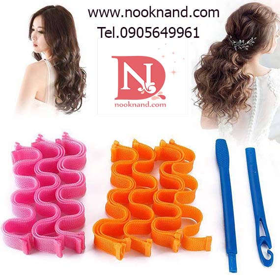 (1ชุดมี12ชิ้น) โรลม้วนผมทรงเมอร์เมด Mermaid curler