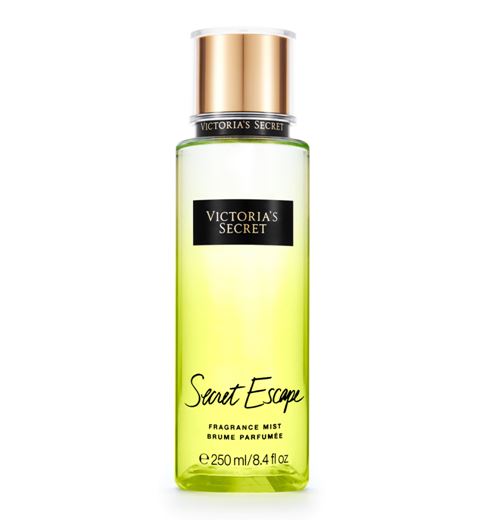 Victoria's Secret Secret Escape Fragrance Mist 250 ml. *แพคเกจใหม่ 2016* สเปร์ยน้ำหอม ให้ความหอมรัญจวนใจ กลิ่นติดทนนาน 7-12 ชั่วโมง กลิ่นดอกไม้หอมฟรีเซีย ฉีดแล้วจะให้กลิ่นหอมหวานไม่ฉุน ปลายๆกลิ่นจะมีกลิ่นผลไม้สดชื่น เหมาะกับสาวแอ