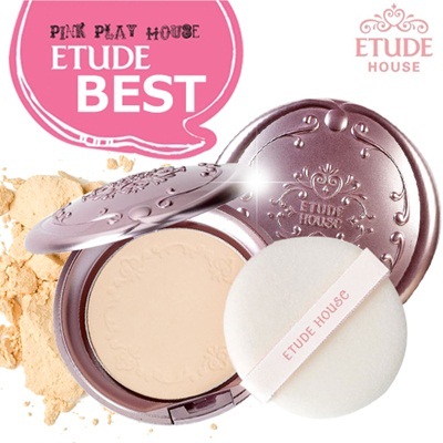 Etude House Secret Beam Powder Pact แป้งฝุ่นอัดแข็งเนื้อบางเบา ไม่ผสมรองพื้นประกายวิ้งๆ เพื่อให้ผิวหน้าเปล่งประกายเนียนใสอย่างเป็นธรรมชาติควบคุมความมันได้ดี