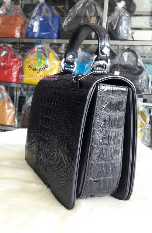พร้อมส่ง กระเป๋าถือ สะพายหญิงBT898 หัว(สีดำ) มีสายสะพาย