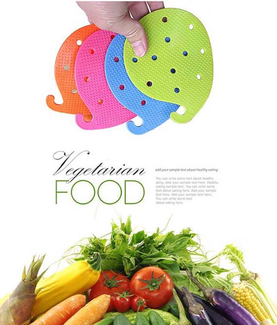 แปรงซิลิโคนสำหรับล้างผักและผลไม้ให้สะอาดปรอดสารเคมี