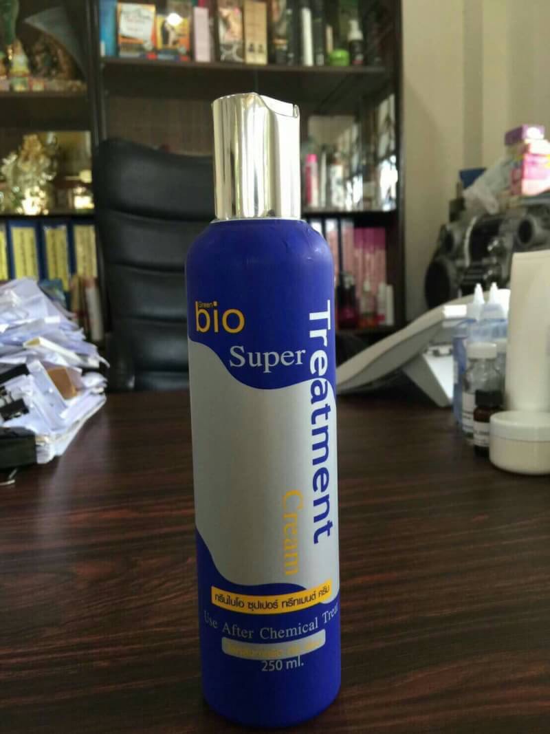 bio super treatment กรีนไบโอซุปเปอร์ทรีทเมนท์ครีม แบบขวด 1 ขวด ปริมาณ 250 ml.