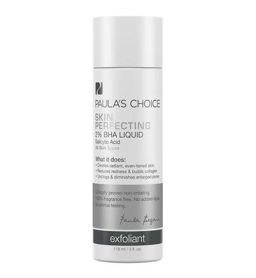 **พร้อมส่ง**Paula's Choice Skin Perfecting 2% BHA Liquid Exfoliant 118ml. บีเอชเอ 2% สูตรน้ำเนื้อบางเบา ซึมซาบเร็วไม่เหนียวเหนอะหนะ เพื่อคืนความนุ่ม กระชับ ย้อนเวลาให้ผิวอ่อนเยาว์ ช่วยผลัดเซลล์ผิวเก่า กระชับรูขุมขน ลดเลือนจุดด่างดำ สีผิวที่ไม่สม่ำเสม