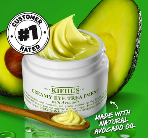 Kiehl's Creamy Eye Treatment with Avocado 14ml. ครีมทารอบดวงตาชนิดเข้มข้นเป็นพิเศษ ผสมน้ำมันอะโวคาโด วยเพิ่มความชุ่มชื้นของผิวรอบดวงตาได้โดยทันที ทำให้ผิวพรรณมีชีวิตชีวา