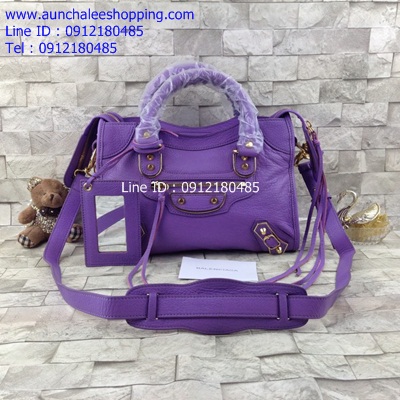 Balenciaga Cassic MiNi City  Bag Original leather สวยเหมือนแท้ 