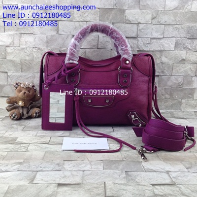 Balenciaga Cassic MiNi City  Bag Original leather สวยเหมือนแท้ 