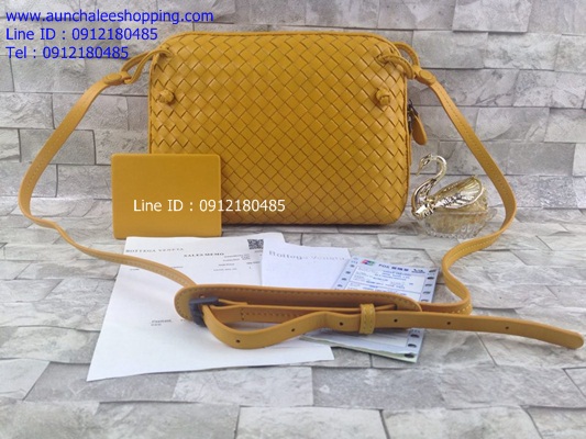 Bottega Veneta parme  Crossbody Bag Top Hiend สวยเหมือนแท้