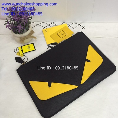 Fendi  Clutch  Hiend งานหนังแท้ สวยเหมือนแท้ 