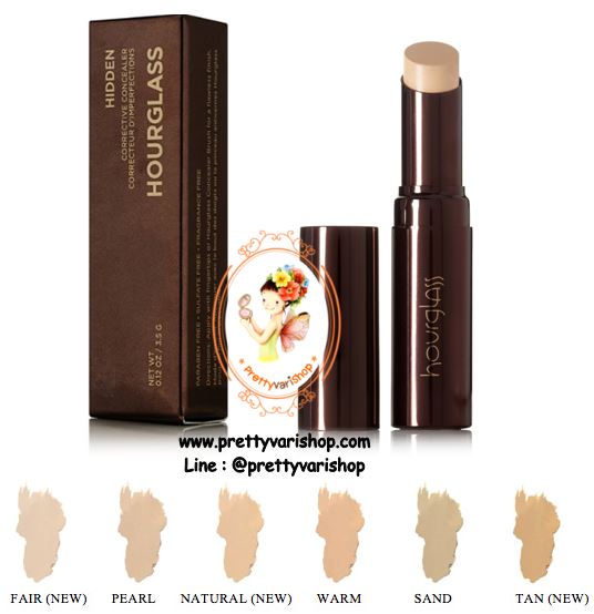 HOURGLASS Hidden Corrective Concealer คอนซีลเลอร์เนื้อครีมเกลี่ยง่ายสุดๆ ช่วยปกปิดใต้ตา รอยดำ รอยแดงได้ดีมาก ไม่แห้งเป็นคราบหรือเป็นรอยแตกเลยสักนิด เนื้อครีมเบานุ่มเกลี่ยง่ายที่สามารถเบลนด์เพื่อปกปิดบริเวณริ้วรอยและจุดด่างดำ