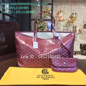 Goyard Paris Shopping bag Hiend Size 16 นิ้ว งานหนังแท้ งานสวยพร้อมส่ง