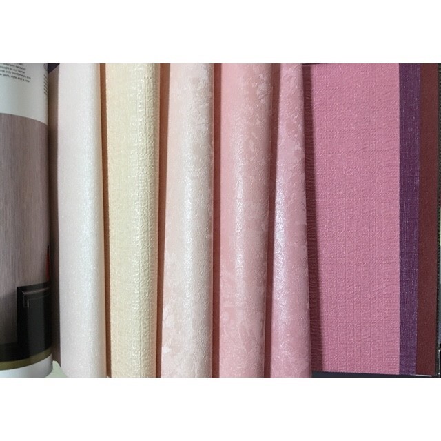 wallเฉดสี โทนชมพู กว้าง53ซม ยาว10ม 5ตรม เลือกได้ ห้องสวยเด่น ง่ายๆ