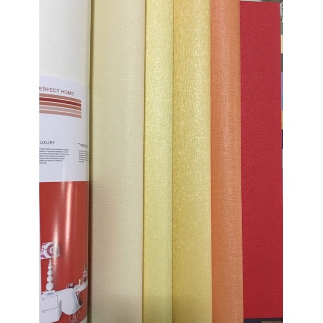 wallเฉดสี เหลือง ส้ม แดง กว้าง53ซม ยาว10ม 5ตรม เลือกได้ ห้องสวยเด่น ง่ายๆ