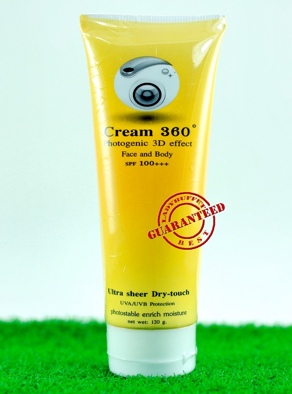 ครีม Camera 360 กันแดด SPF 100 ขาว เป๊ะ ! เนื้อพิเศษขาวขั้นเทพ ไม่ว่าจะมองมุมไหนก็ขาวใส