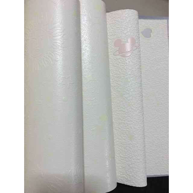 wall ฝ้า เพดาน s กว้าง53cm ยาว10m ม้วน5ตรม เรืองแสง