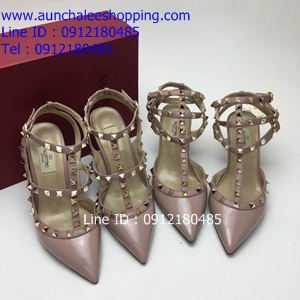 Valentino rock stud heels เกรด Hiend  งานหนังแท้ สวยมากๆคะ
