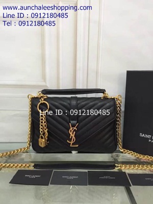 Saint Laurent Paris leather bag Top Hiend Size 24 cm หนังนิ่ม งานสวยเหมือนแท้ 