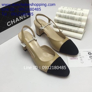 Chanal heels เกรด Hiend ทำจากหนังแท้ สีสวยมาก ใส่แล้วดูดี