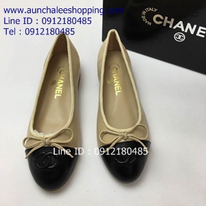 Chanal Flats เกรด Hiend ทำจากหนังแท้ สีสวยมาก ใส่แล้วดูดี