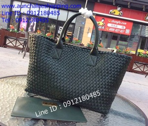 Bottega Veneta leather Shoulder bag งาน Hiend งานหนังแท้ถักทอลาย งานคุณภาพดี