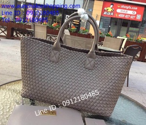 Bottega Veneta leather Shoulder bag งาน Hiend งานหนังแท้ถักทอลาย งานคุณภาพดี