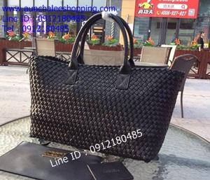 Bottega Veneta leather Shoulder bag งาน Hiend งานหนังแท้ถักทอลาย งานคุณภาพดี