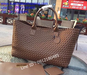 Bottega Veneta leather Shoulder bag งาน Hiend งานหนังแท้ถักทอลาย งานคุณภาพดี