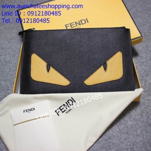 Clutch Fendi 12 นิ้ว งานหนังแท้ เกรด Hiend แบบใหม่ งานสวยมาก