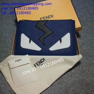 Clutch Fendi 12 นิ้ว งานหนังแท้ เกรด Hiend แบบใหม่ งานสวยมาก