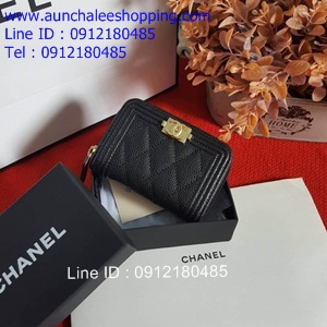 Chanal card holder original leather งานหนังแท้ สวยเหมือนแท้  