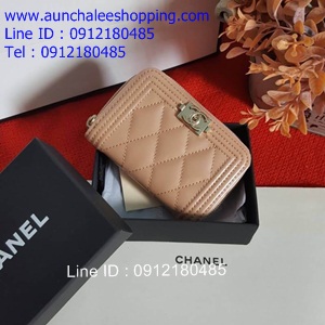 Chanal card holder original leather หนังแก้ว สวยเหมือนแท้  