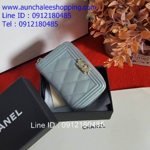 Chanal card holder original leather หนังแก้ว สวยเหมือนแท้  