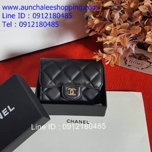 Chanal card holder original leather งานหนังแท้ สวยเหมือนแท้ 