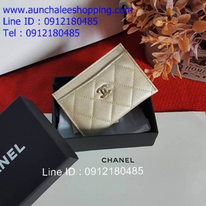 Chanal card holder original leather new collection งานหนังแท้ สวยเหมือนแท้  