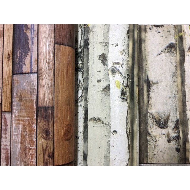 wallอิฐ ไม้ เกาหลี3DLoft ใหญ่15ตรม กว้าง1.06ม ยาว15.6ม c