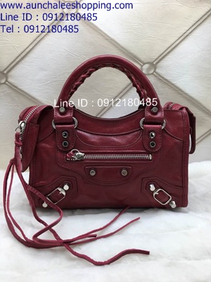 Balenciaga bag size 9 นิ้ว งาน Hiend งานหนังแท้ สวยมากใบนี้ ยิ่งใช้หนังยิ่งเหมือนแท้