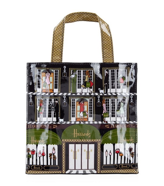  Harrods size small รุ่น  Harrods Elevators Small Shopper Bag (กระดุม)***พร้อมส่ง