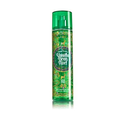 Bath & Body Works Vanilla Bean Noel Fine Fragrance Mist 236 ml. สเปร์ยน้ำหอมที่ให้กลิ่นติดกายตลอดวัน ด้วยกลิ่นหอมใหม่ กลิ่นหอมเหมือนขนม ท้อฟฟี่กลิ่นวนิลลาผสมคาราเมลเลยค่ะ สาวๆที่หลงใหลกลิ่นขนมหอมๆต้องไม่พลาดกลิ่นนี้นะคะ เป็นกลิ่นพิเศษที่จะ