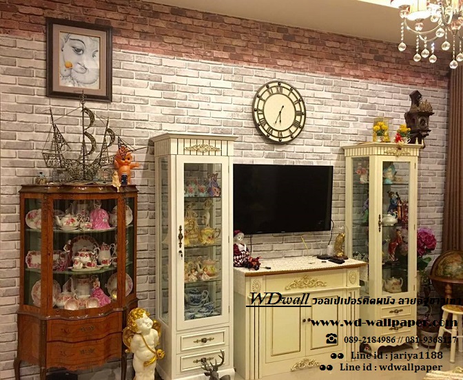 wd ตกแต่งผนังบ้านสวยด้วย wallpaperติดผนัง By wdwall2