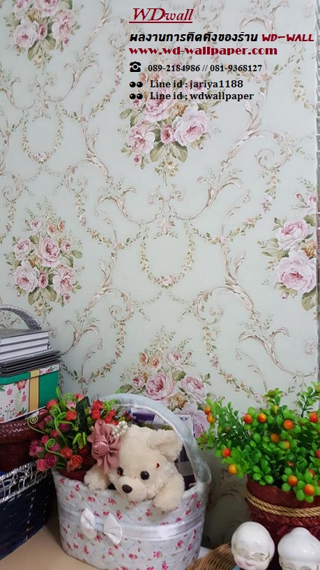 wd2 ตกแต่งผนังบ้านด้วย wallpaperติดผนัง By wdwall2