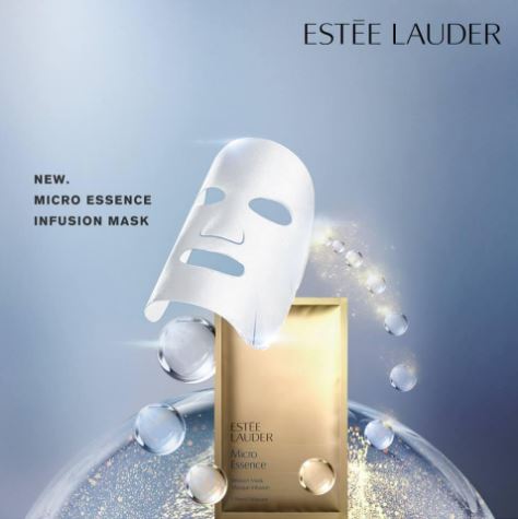 Estee Lauder Micro Essence Infusion Mask 1 Sheet มาส์กแห่งอนาคตใหม่ ทรงประสิทธิภาพดุจเซรั่มบนแผ่นมาส์กเนื้อนุ่ม ให้ผิวได้ดื่มด่ำความชุ่มชื่นอย่างล้ำลึก ปรนนิบัติผิวให้รู้สึกสดชื่น ฉ่ำน้ำและเปล่งประกายแลดูอ่อนเยาว์สดใสยาวนาน