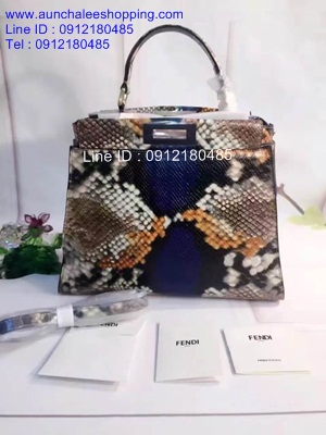 Fendi Alcantara Top Hiend 33 cm งานหนังแท้ งานคุณภาพดี ลายสวยมากๆคะ