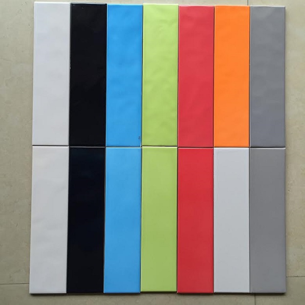 subway caramic tile 75*300 มม. 