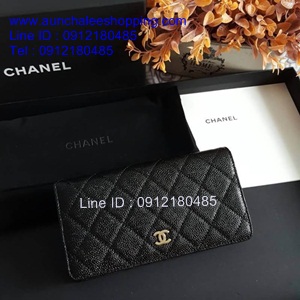 Chanal wallet caviar original import leather งานหนังแท้ สวยเหมือนแท้ 