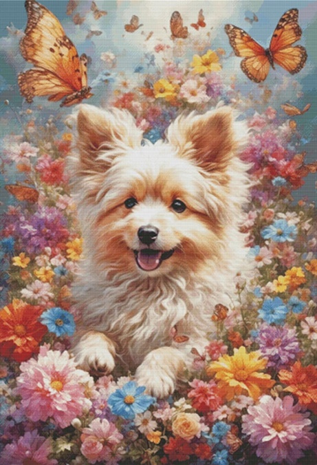 Happy dog (พิมพ์ลาย)