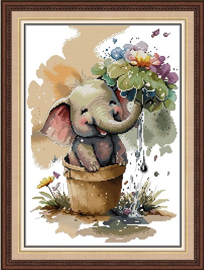 Little elephant (ไม่พิมพ์/พิมพ์ลาย)